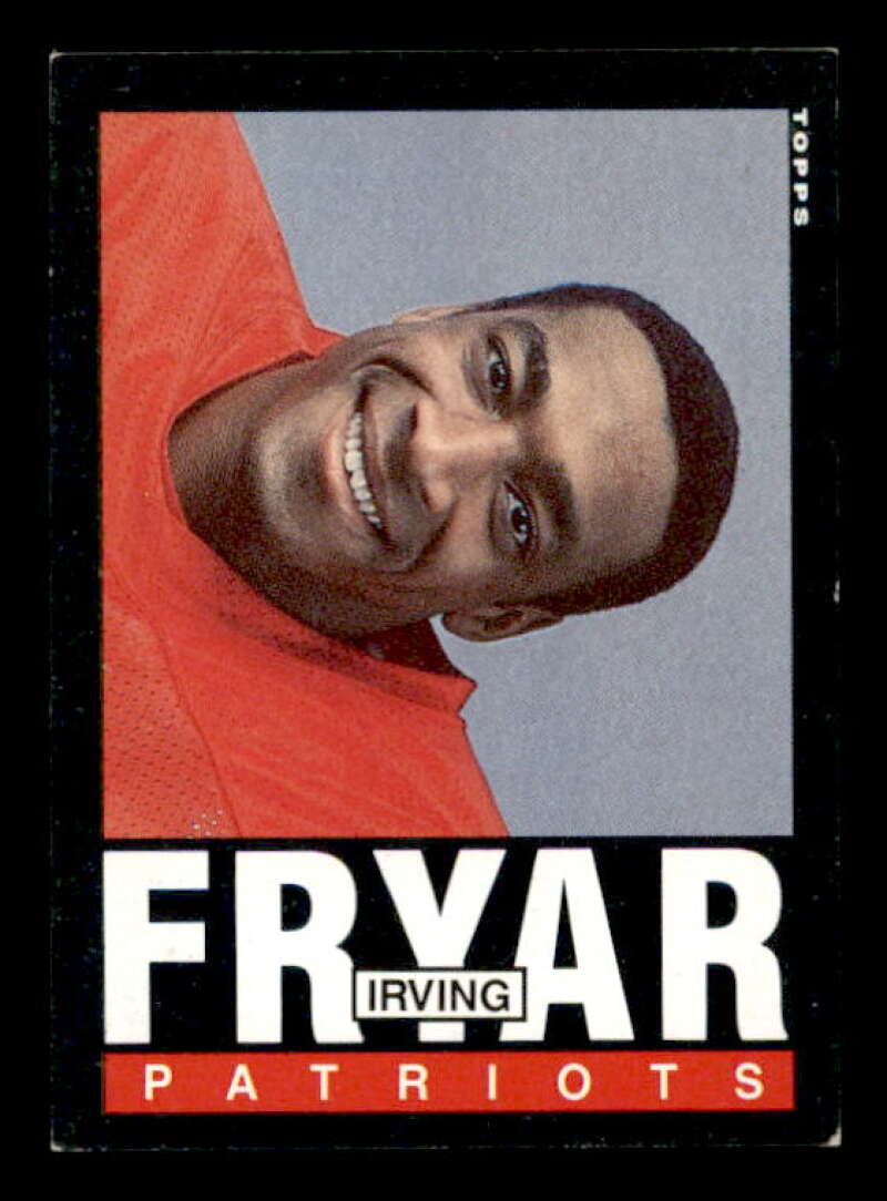 Irving Fryar Rookie Card 1985 Topps #325 Image 1