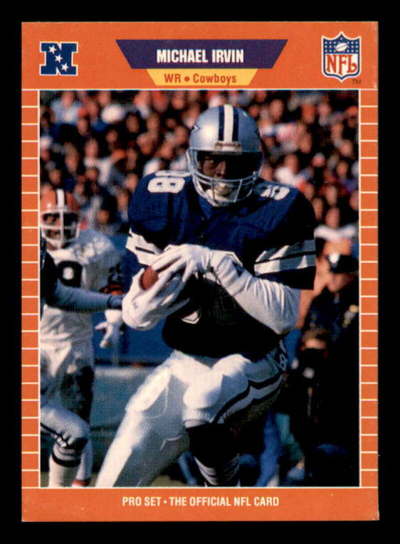 Michael Irvin Rookie Card 1989 Pro Set #89 Image 1