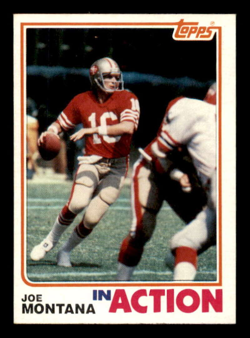 Joe Montana IA Card 1982 Topps #489 Image 1