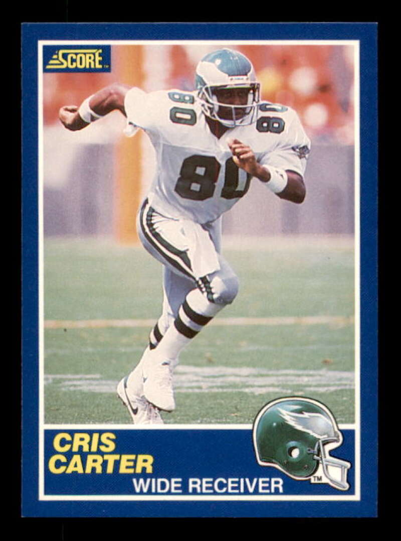 Cris Carter Rookie Card 1989 Score #72 Image 1