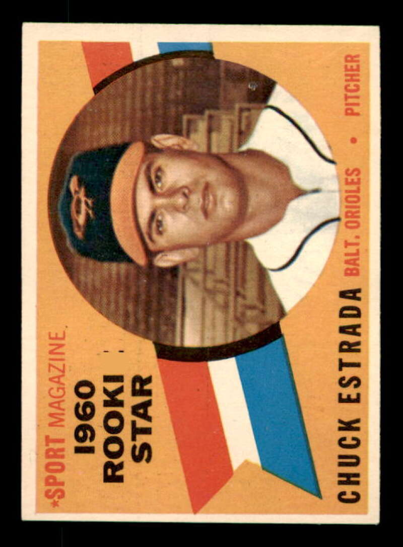 Chuck Estrada RS Rookie Card 1960 Topps #126 Image 1