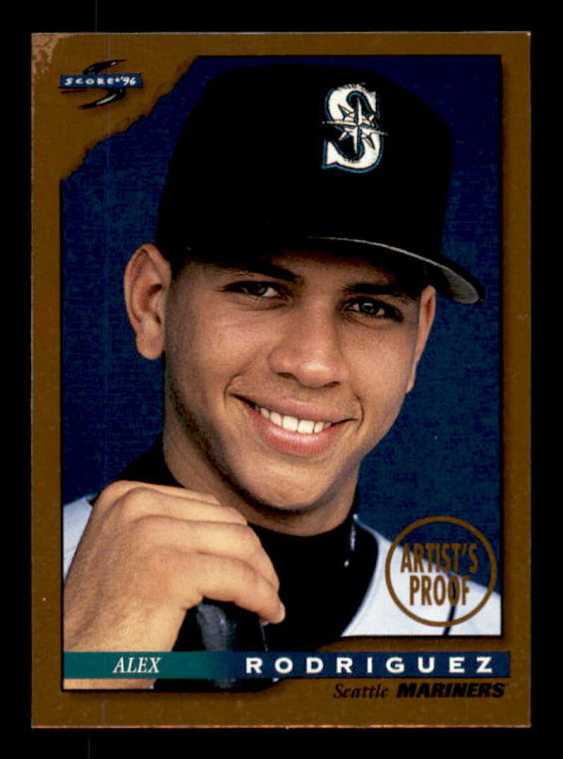 Alex Rodriguez Card 1996 Score Dugout Collection Artist's Proofs #A19 Image 1