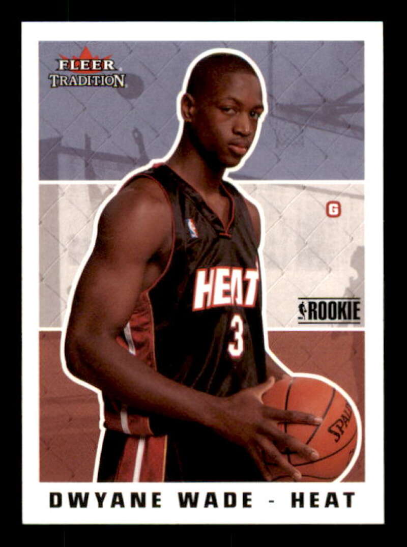 Dwyane Wade Rookie Card 2003-04 Fleer Tradition #265 Image 1