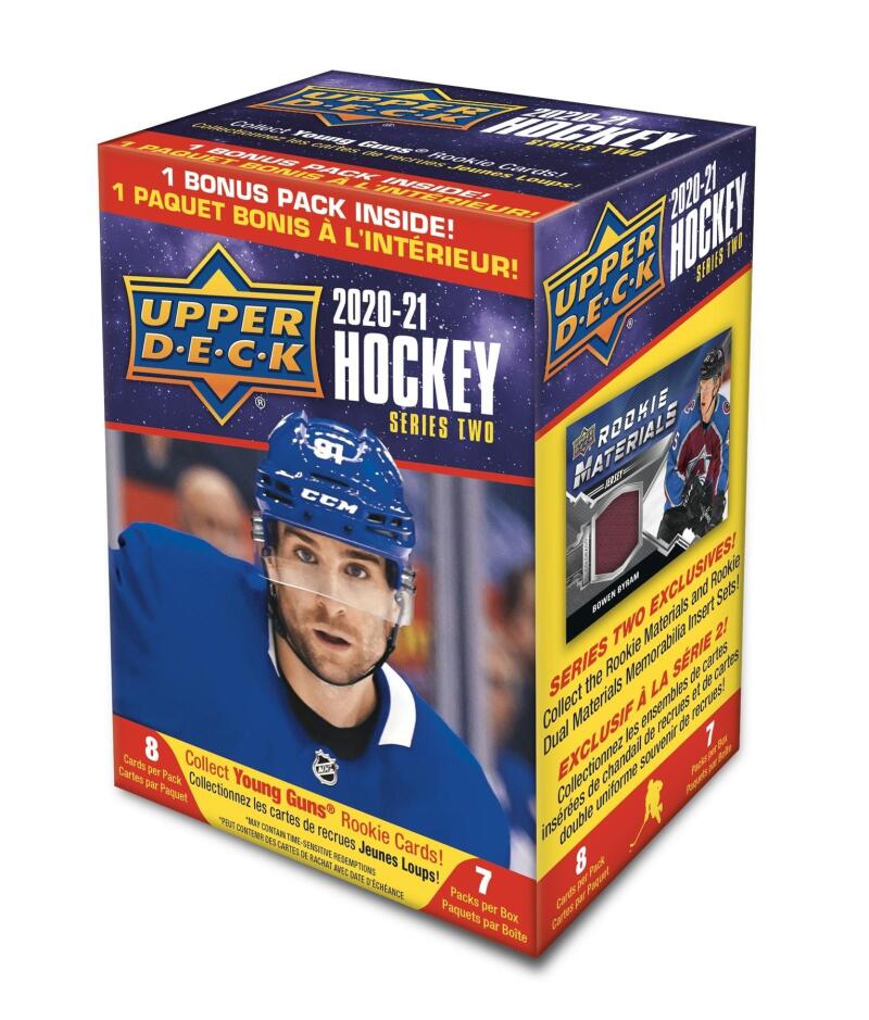 2020-21 Upper Deck Series 2 Hockey  Blaster Box Image 1
