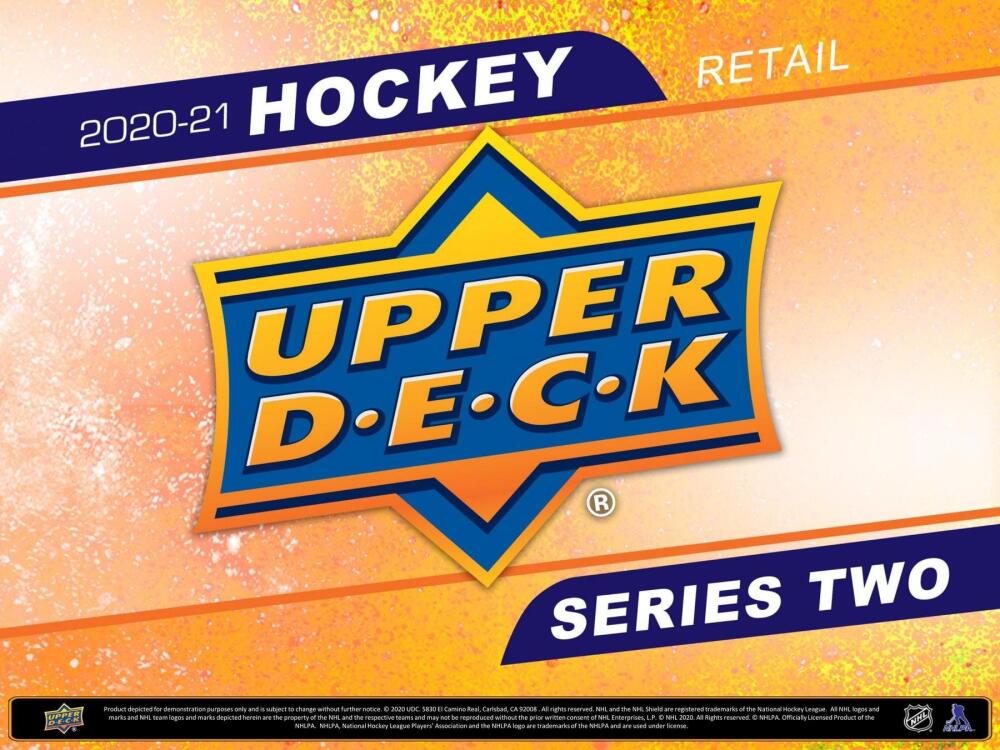 2020-21 Upper Deck Series 2 Hockey  Blaster Box Image 2
