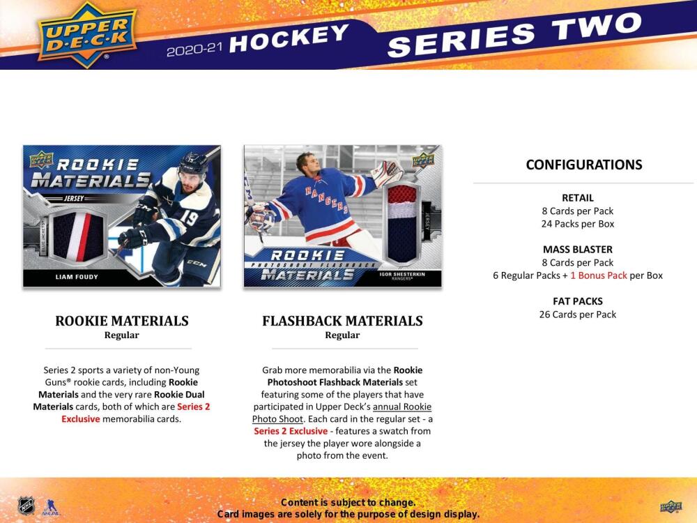 2020-21 Upper Deck Series 2 Hockey  Blaster Box Image 5