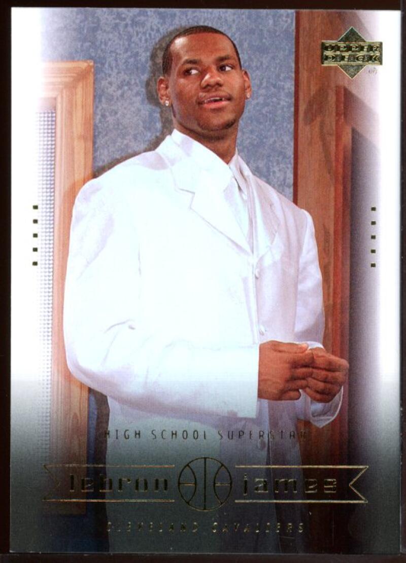 2003 Upper Deck #7 High School Superstar Lebron James Rookie Card Image 1