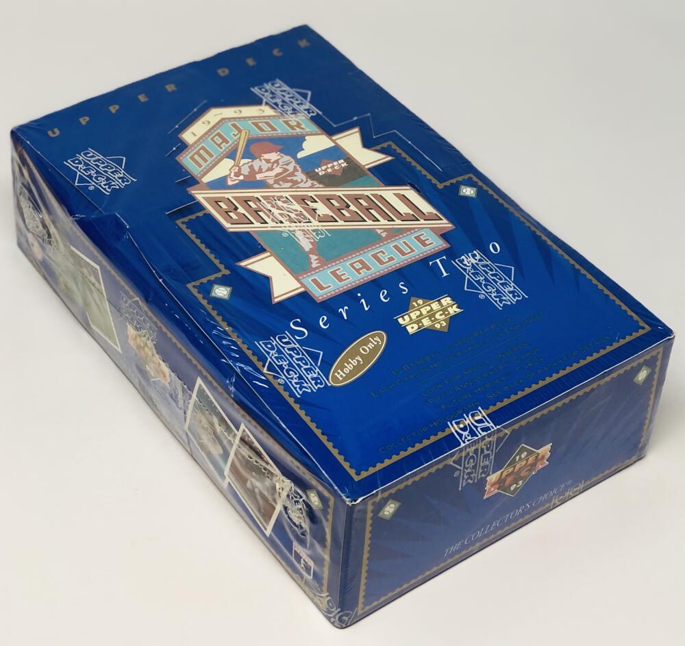 1993 Upper Deck Series 2 Baseball Hobby Derek Jeter Rookie Box Image 2