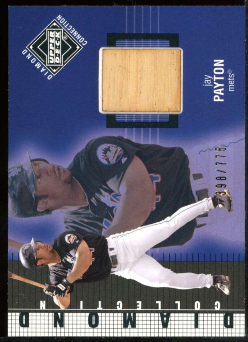 Jay Payton DC Bat Card 2002 Upper Deck Diamond Connection #387 Image 1