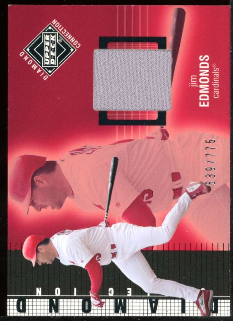 Jim Edmonds DC Jsy Card 2002 Upper Deck Diamond Connection #544 Image 1