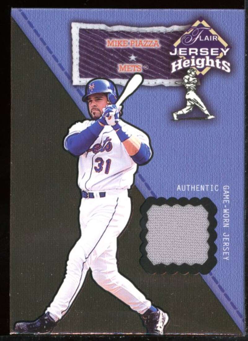 Mike Piazza Card 2002 Flair Jersey Heights #20 Image 1