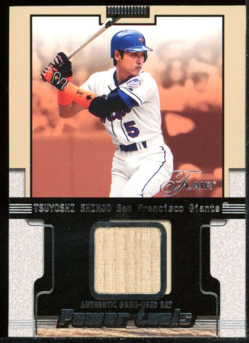 Tsuyoshi Shinjo * Card 2002 Flair Power Tools Bats #23 Image 1