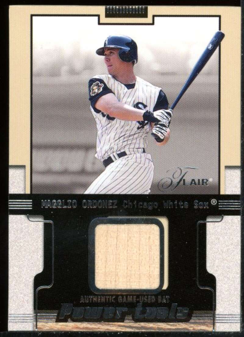 Magglio Ordonez Card 2002 Flair Power Tools Bats #15 Image 1