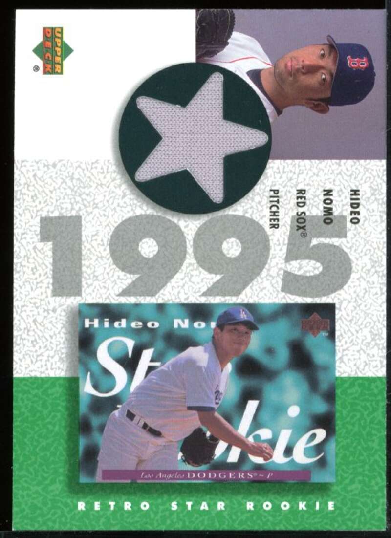 Hideo Nomo Card 2002 UD Authentics Retro Star Rookie Jerseys #SRHN Image 1