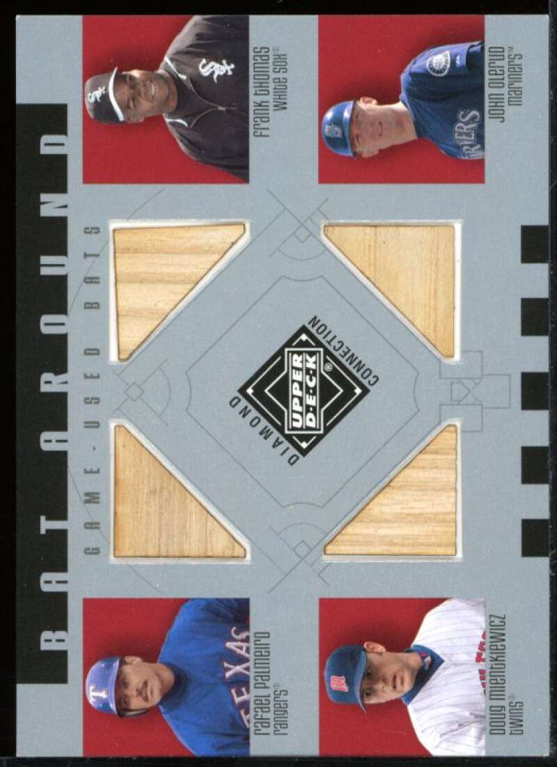 Palmeiro/Frank Thomas/Mientkiewicz/Olerud 2002 UD Diamond Connection Quads #PTMO Image 1