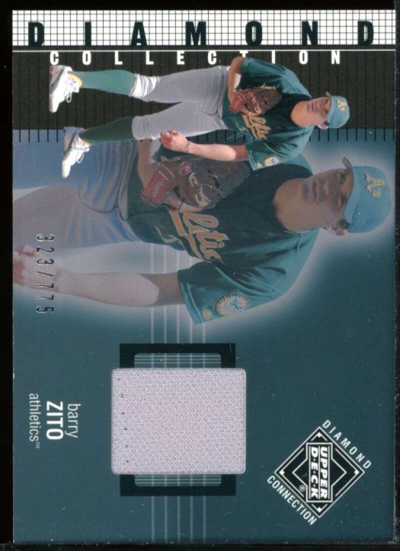 Barry Zito DC Jsy Card 2002 Upper Deck Diamond Connection #537 Image 1