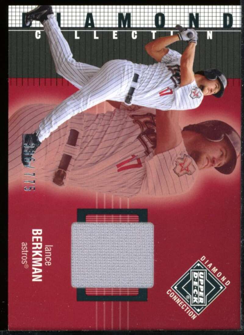 Lance Berkman DC Jsy Card 2002 Upper Deck Diamond Connection #204 Image 1