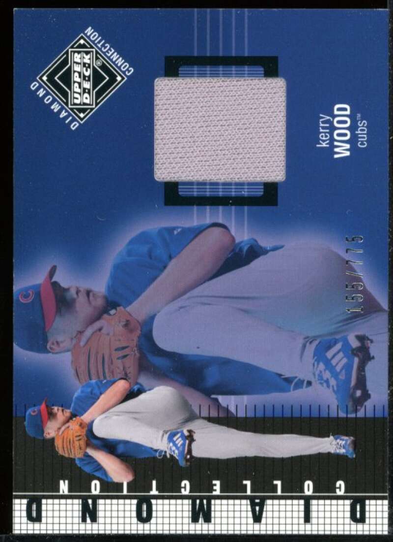 Kerry Wood DC Jsy Card 2002 Upper Deck Diamond Connection #546 Image 1