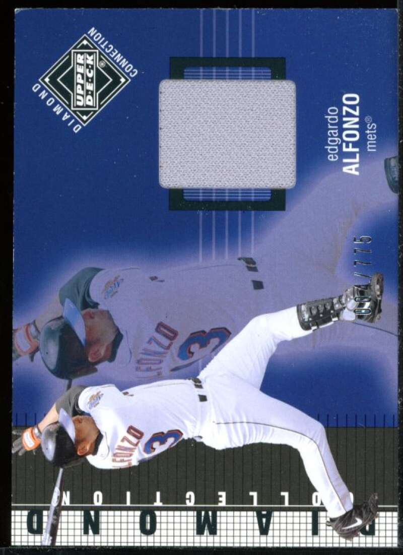 Edgardo Alfonzo DC Jsy Card 2002 Upper Deck Diamond Connection #240 Image 1