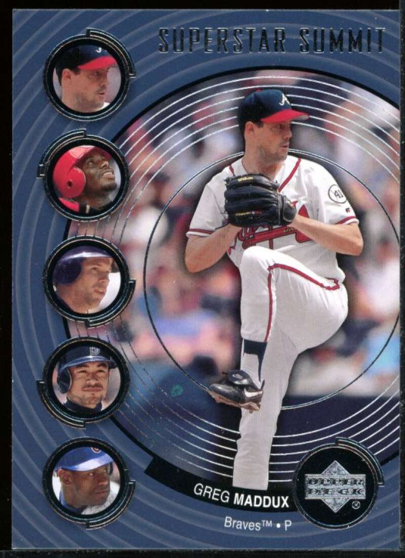 Greg Maddux Card 2002 Upper Deck Superstar Summit II #SS8 Image 1