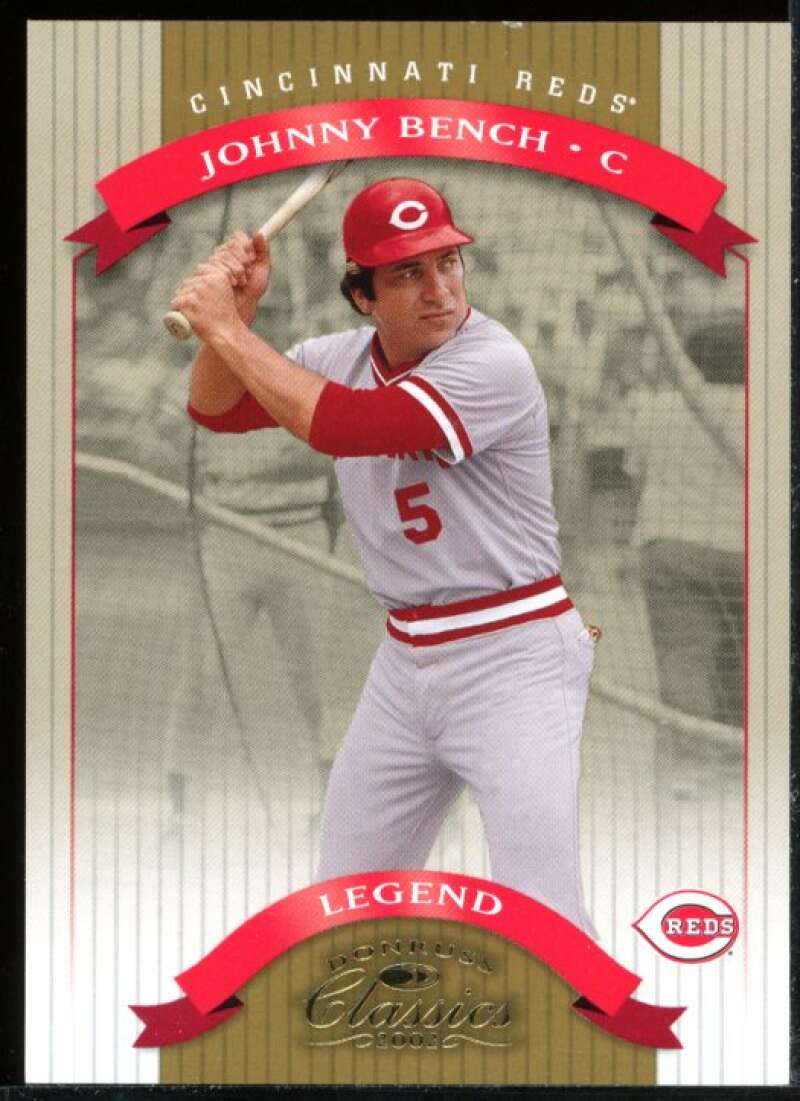 Johnny Bench LGD Card 2002 Donruss Classics #153 Image 1