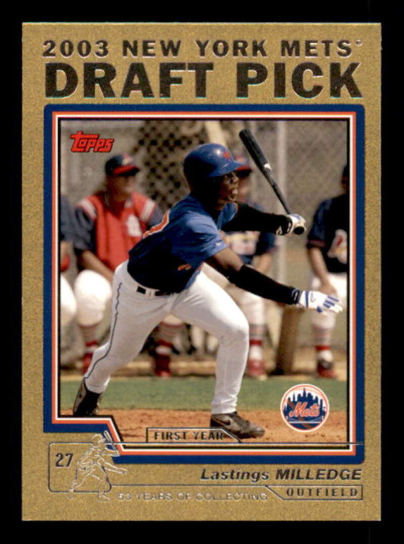 Lastings Milledge DP Card 2004 Topps Gold #680 Image 1