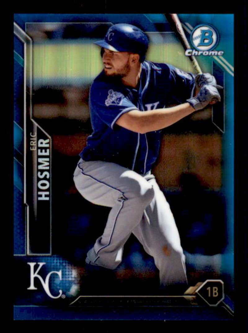 Eric Hosmer Card 2016 Bowman Chrome Blue Refractors #74 Image 1