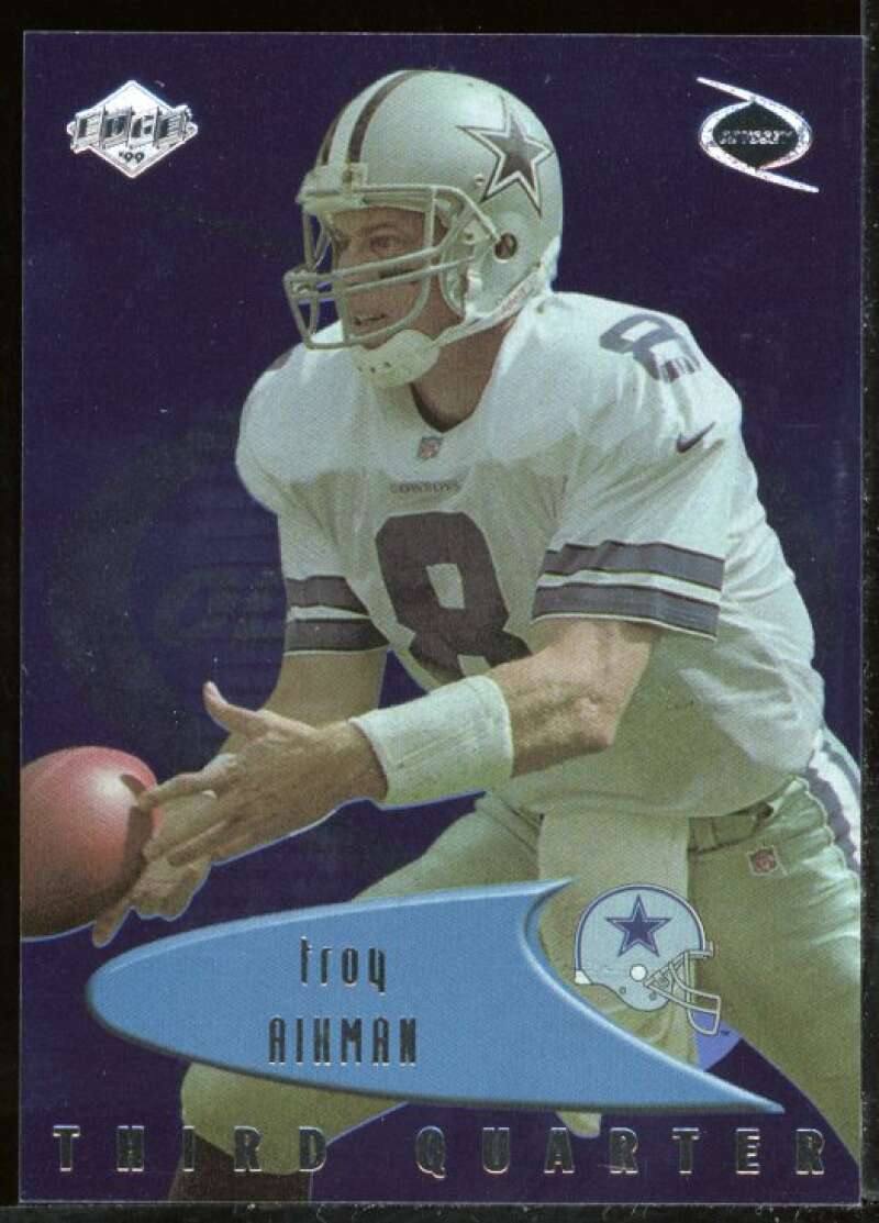 Troy Aikman 3Q Card 1999 Collector's Edge Odyssey #173 Image 1