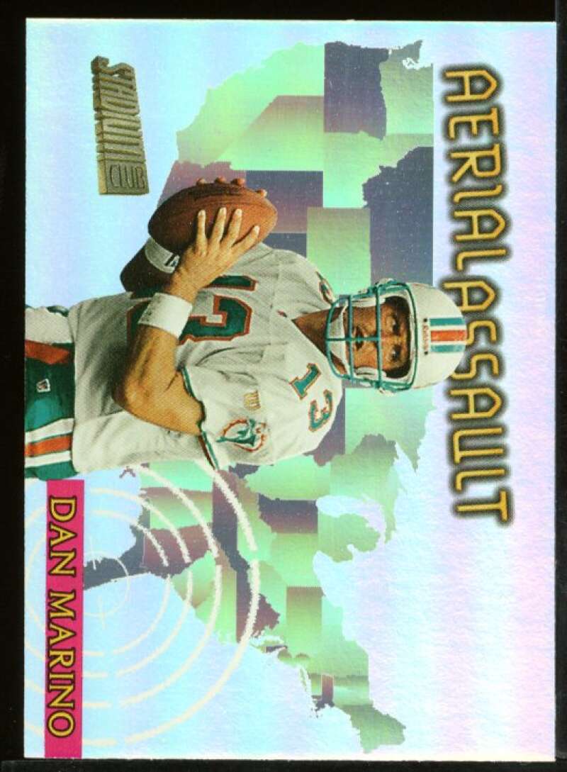 Dan Marino Card 1997 Stadium Club Aerial Assault #AA1 Image 1