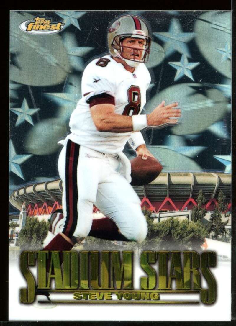 Steve Young Card 1998 Finest Stadium Stars #S2 Image 1