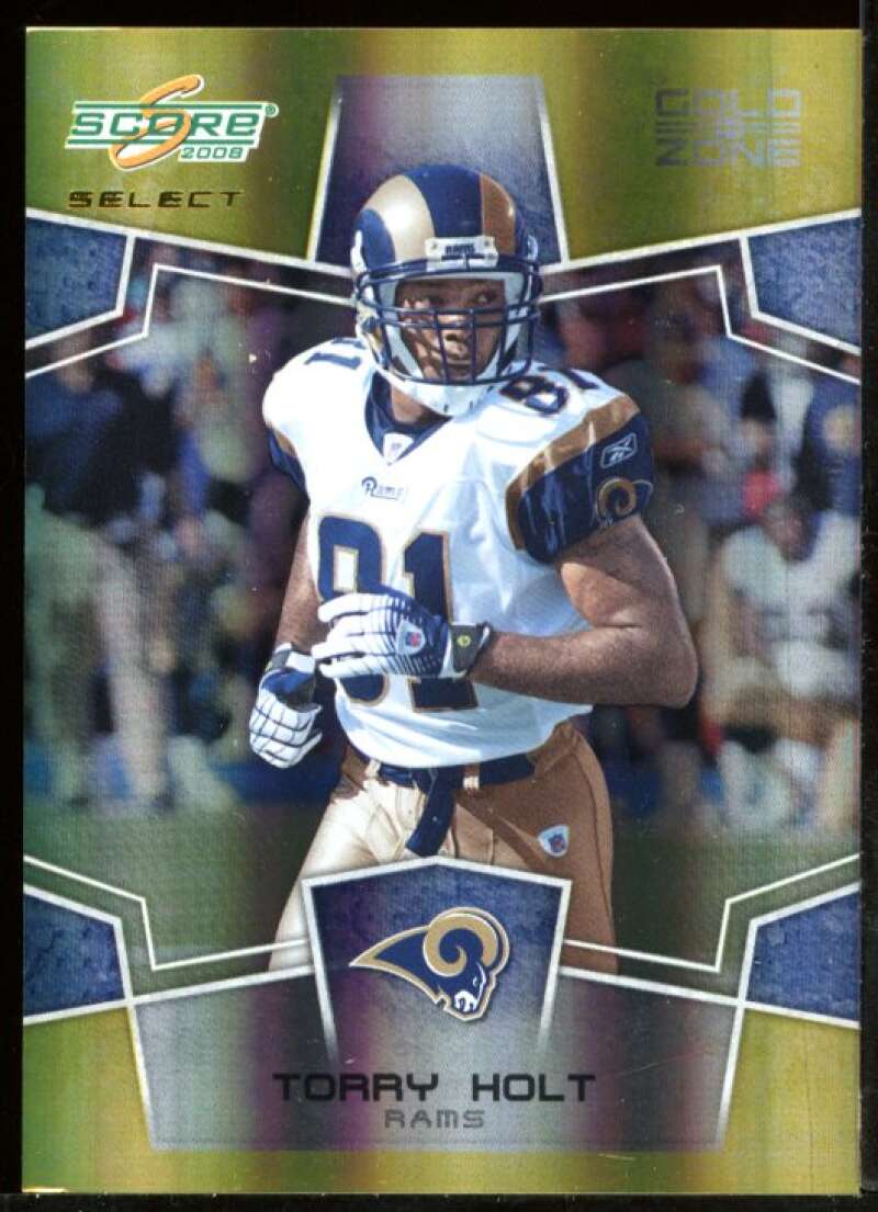 Torry Holt Card 2008 Select Gold Zone #293 Image 1