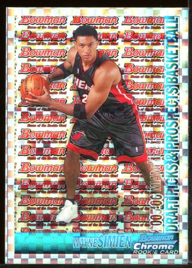 Wayne Simien Card 2005-06 Bowman Chrome X-Fractors #115 Image 1