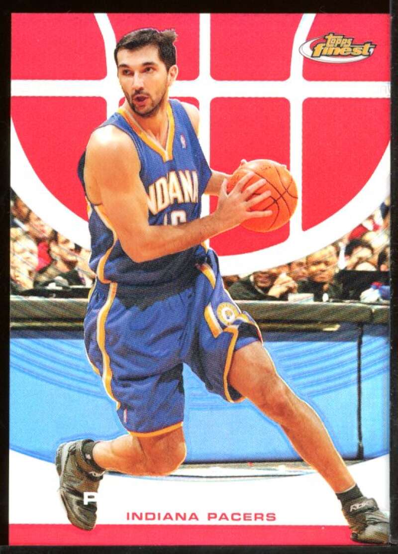 Peja Stojakovic Card 2005-06 Finest Refractors Red #84 Image 1