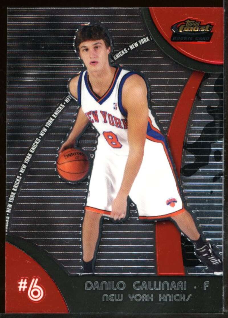 Danilo Gallinari XRookie Card 2007-08 Finest #106 Image 1