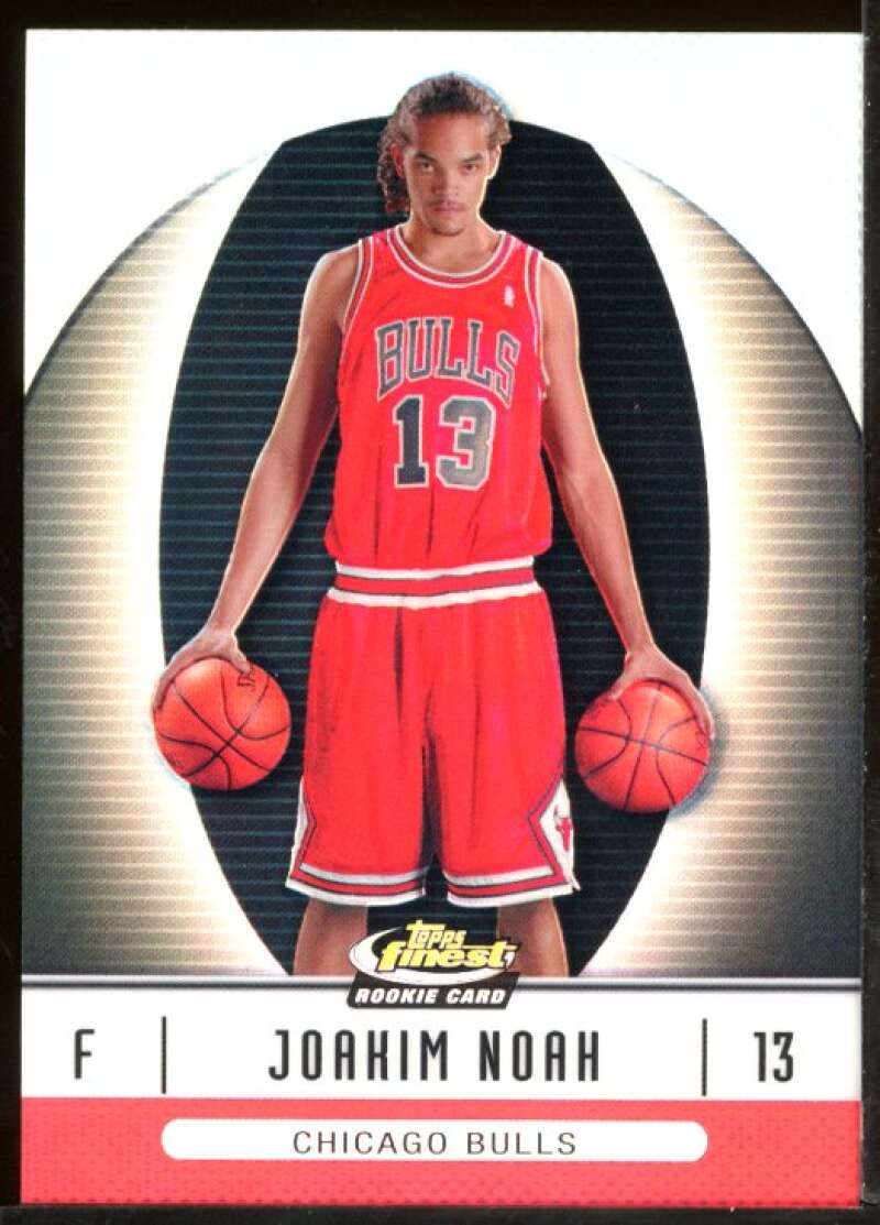 Joakim Noah Rookie Card 2006-07 Finest Refractors #109 Image 1