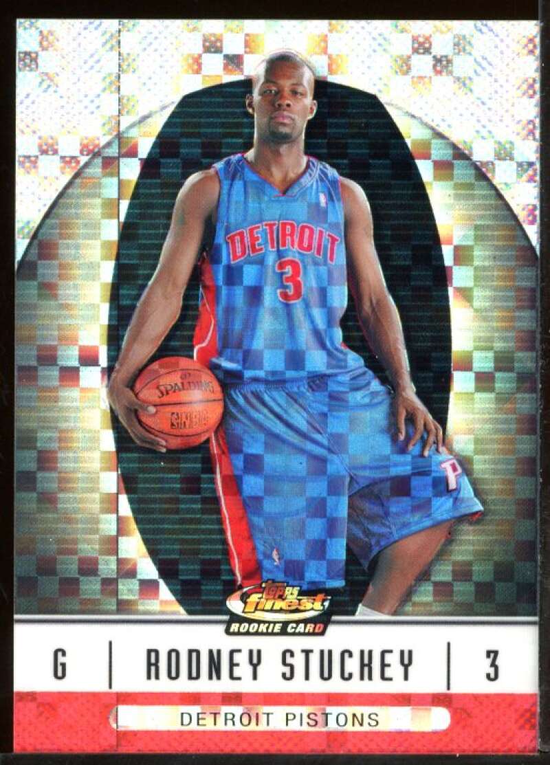 Rodney Stuckey Rookie Card 2006-07 Finest X-Fractors #115 Image 1