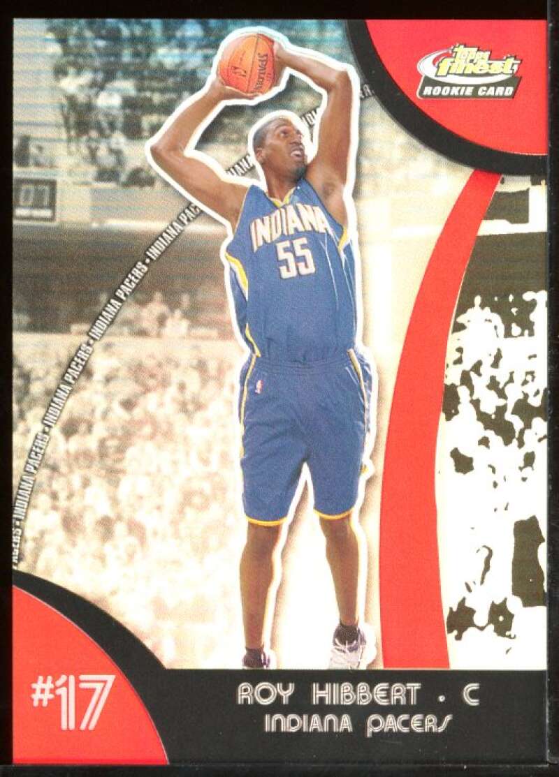 Roy Hibbert Rookie Card 2007-08 Finest Refractors #117 Image 1