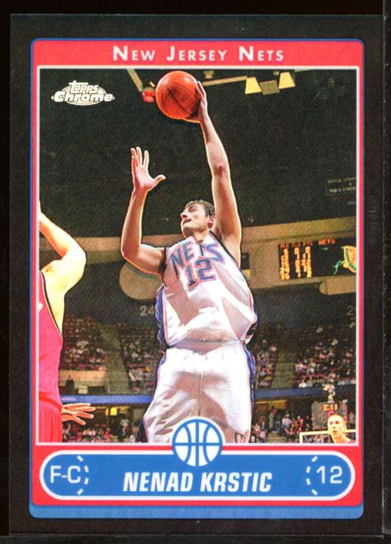 Nenad Krstic Card 2006-07 Topps Chrome Refractors Black #50 Image 1