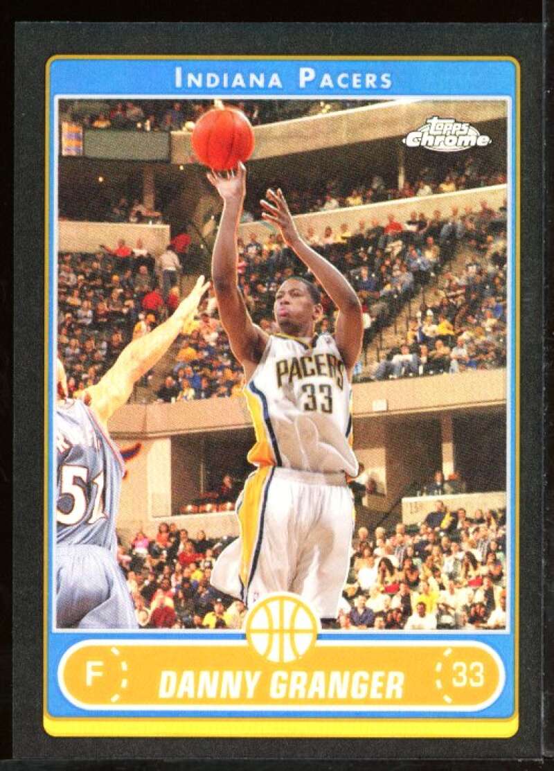 Danny Granger Card 2006-07 Topps Chrome Refractors Black #77 Image 1