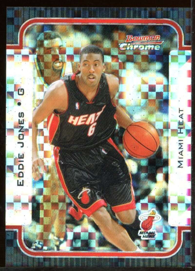 Eddie Jones Card 2003-04 Bowman Chrome X-fractors #74 Image 1