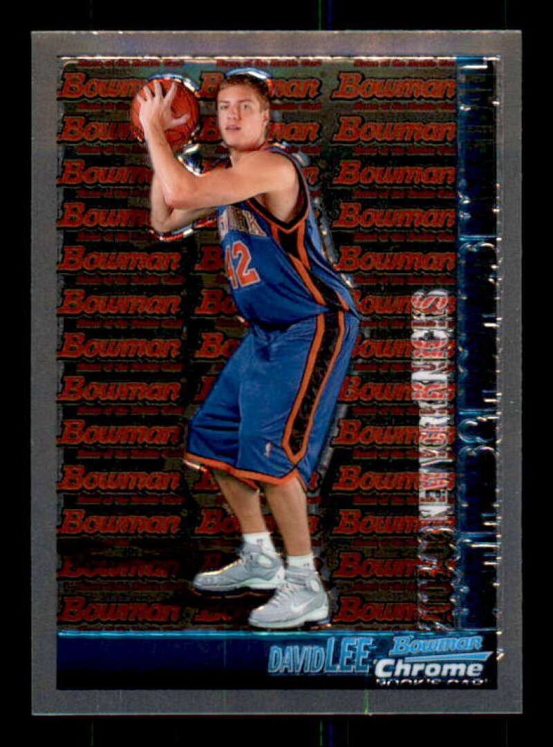 David Lee Rookie Card 2005-06 Bowman Chrome #143 Image 1