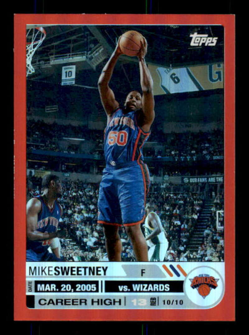 Mike Sweetney Card 2005-06 Topps Big Game 99 #79 Image 1