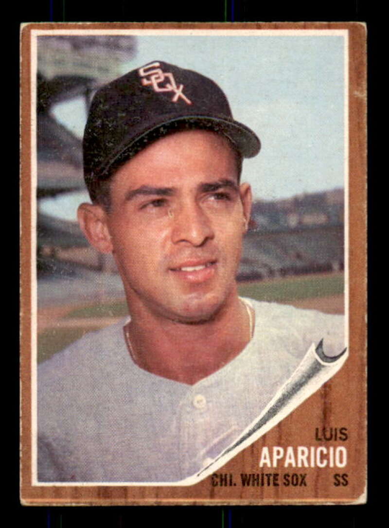 Luis Aparicio Card 1962 Topps #325 Image 1