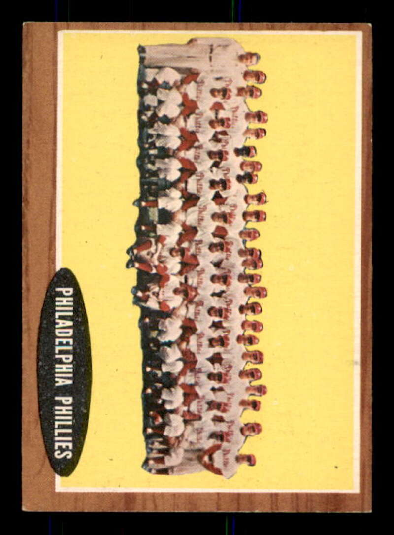 Philadelphia Phillies TC Card 1962 Topps #294 Image 1