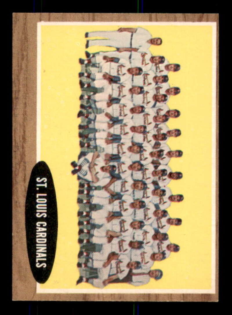 St. Louis Cardinals TC Card 1962 Topps #61 Image 1