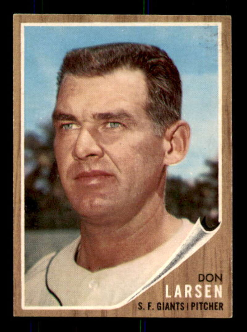 Don Larsen Card 1962 Topps #33 Image 1