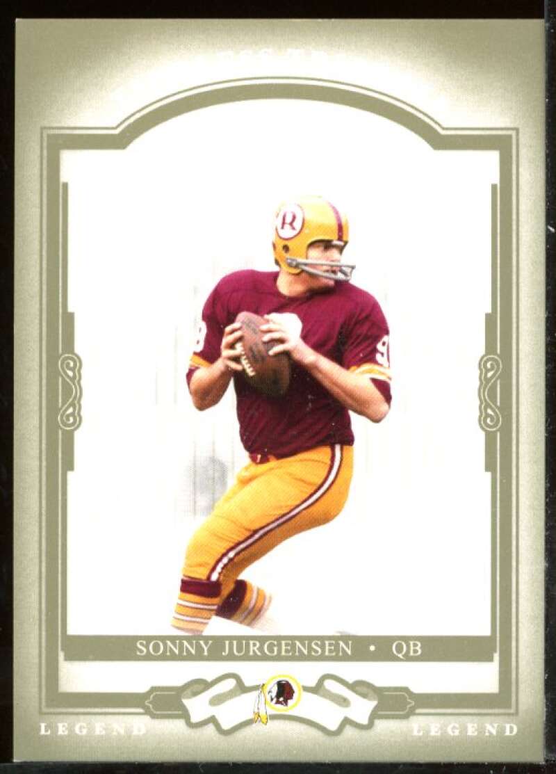 Sonny Jurgensen Card 2004 Donruss Classics Timeless Tributes Green #143 Image 1