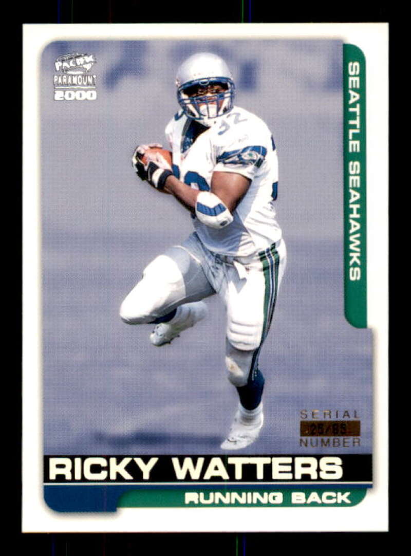 Ricky Watters Card 2000 Paramount HoloSilver #224 Image 1