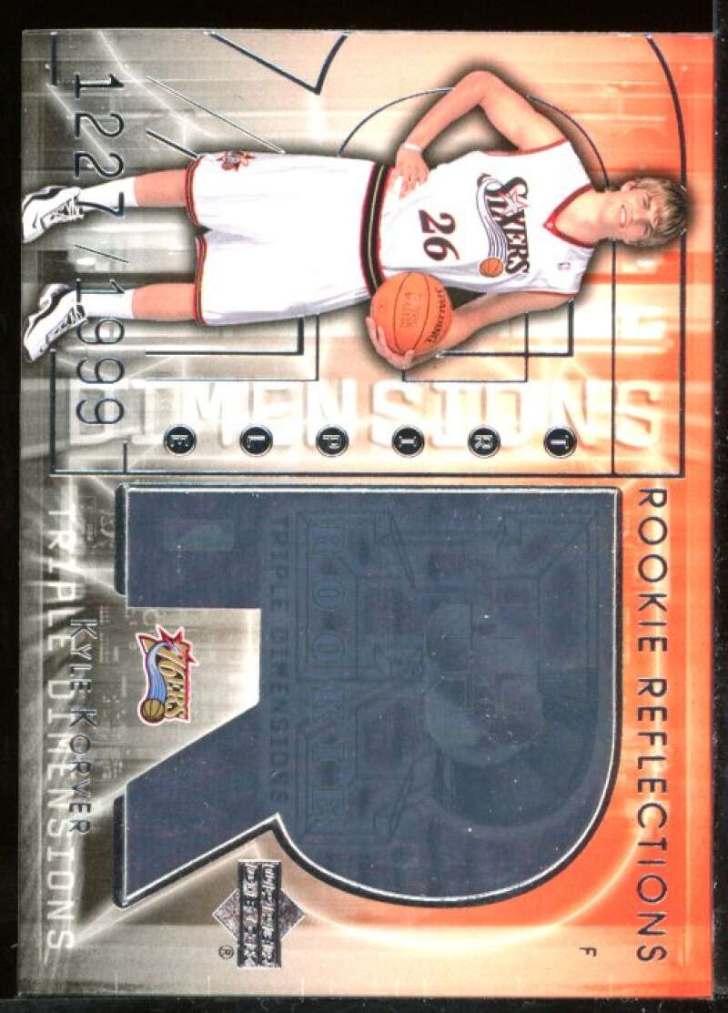 Kyle Korver Rookie Card 2003-04 Upper Deck Triple Dimensions #97 Image 1