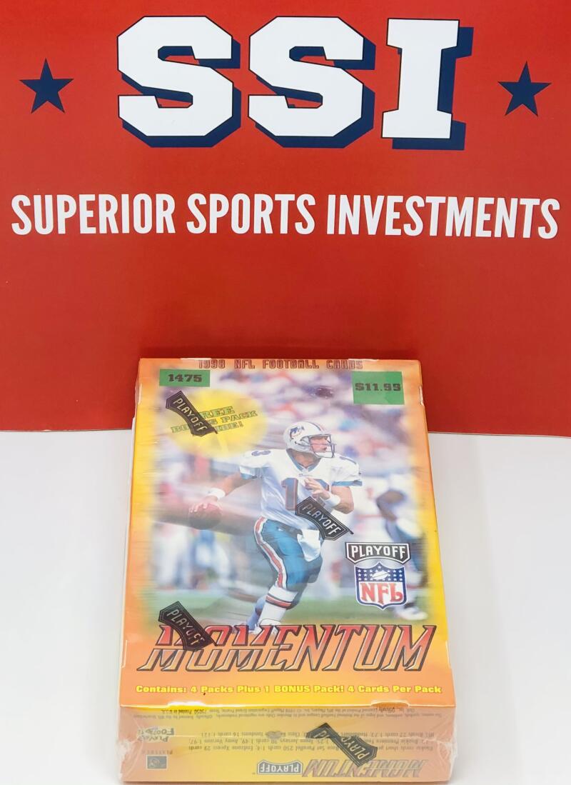 1998 Playoff Momentum 5 Pack Football Blaster Box Image 1